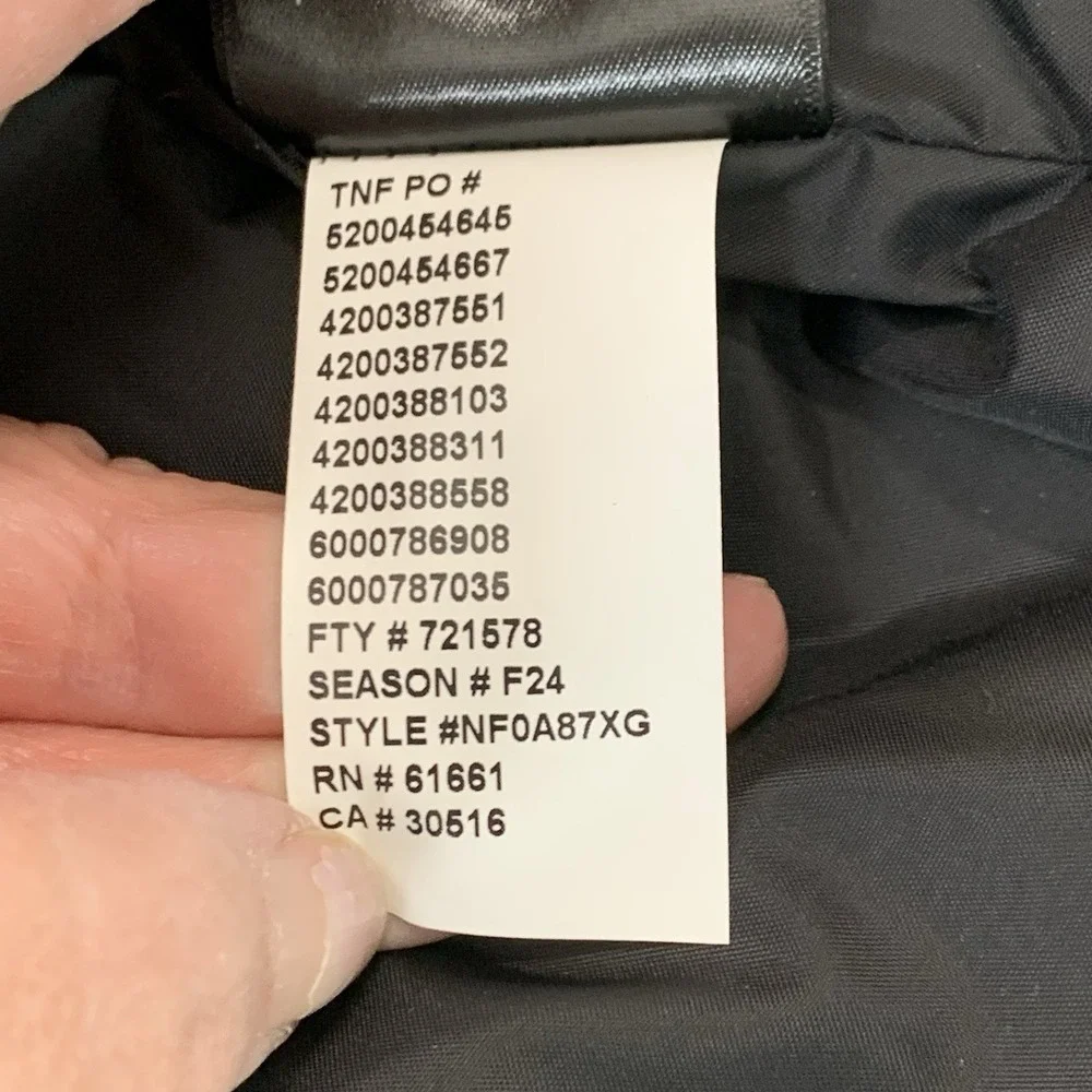 The North Face TNF Women's Small Black First Turn 550 Down Waterproof Jacket NEW